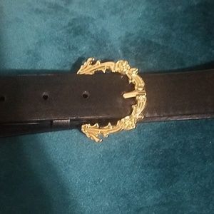 Floral gold belt size small